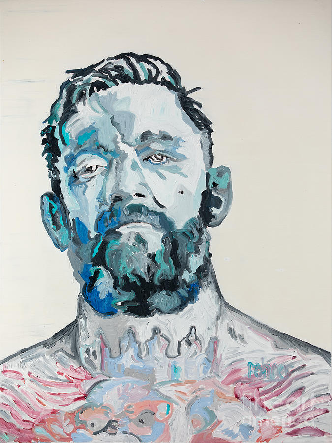 U2 Painting - Conor McGregor by Jeffrey Charles  Rohrer