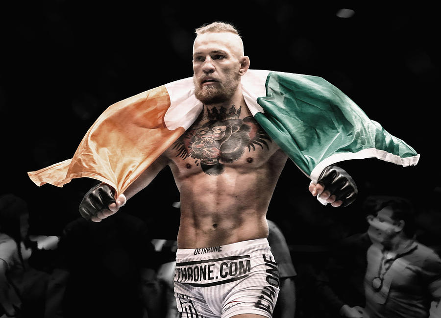 Conor Mcgregor The Man Mixed Media by Brian Reaves