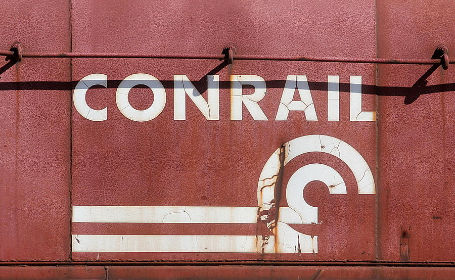 Conrail Can Opener Logo Photograph by Joseph C Hinson