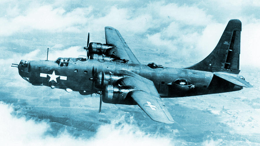 Consolidated PB4Y-2 Privateer  Blue Photograph by Suzanne Powers