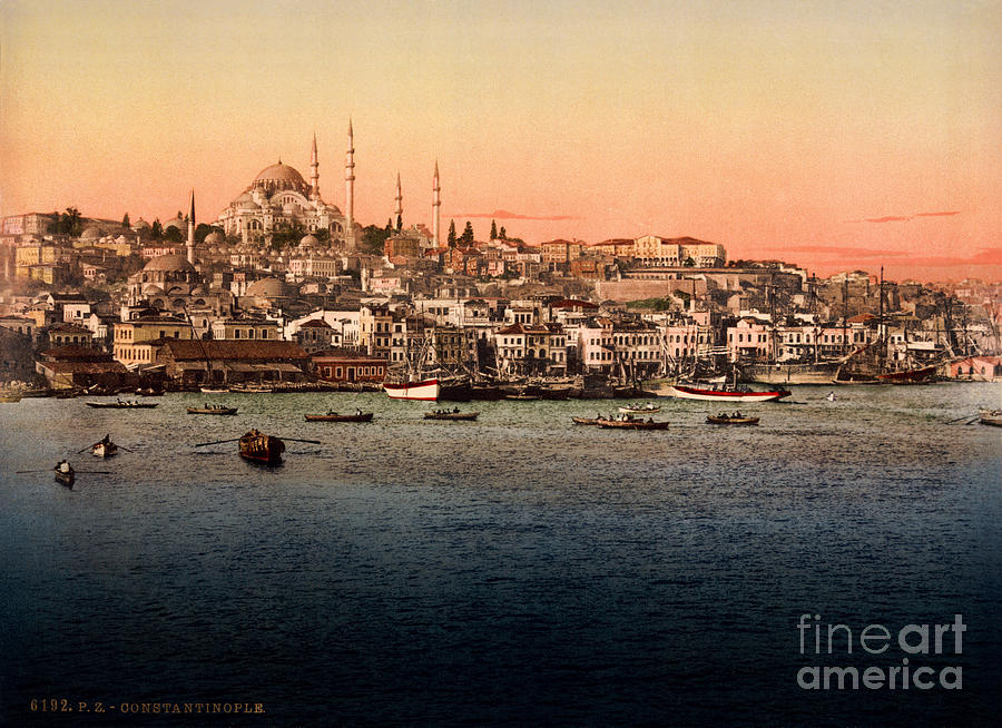 Turkey Photograph - Constantinople by Celestial Images