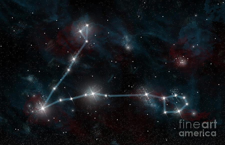 Constellation Of Pisces The Fish Photograph by Marc Ward