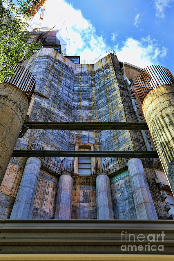 Construction Gothic Catholic Church Gaudi  Photograph by Chuck Kuhn