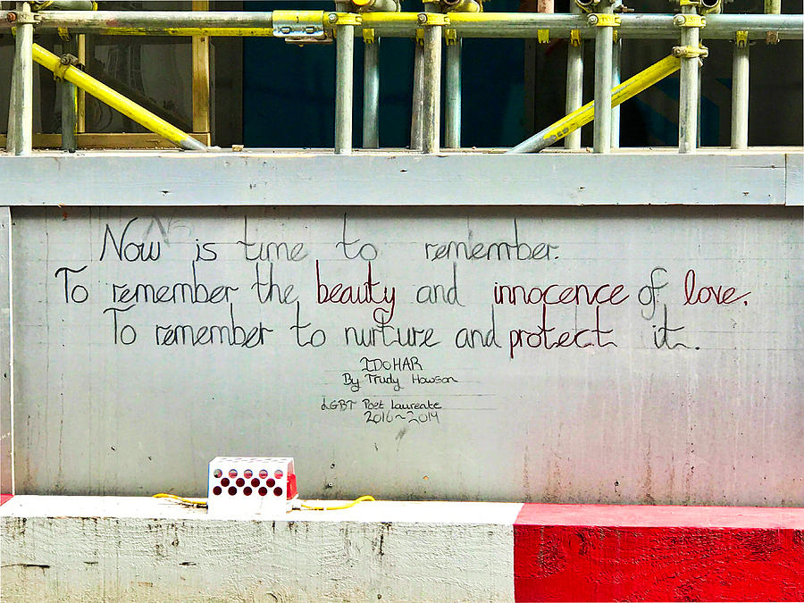 Construction graffiti Photograph by Nora Martinez