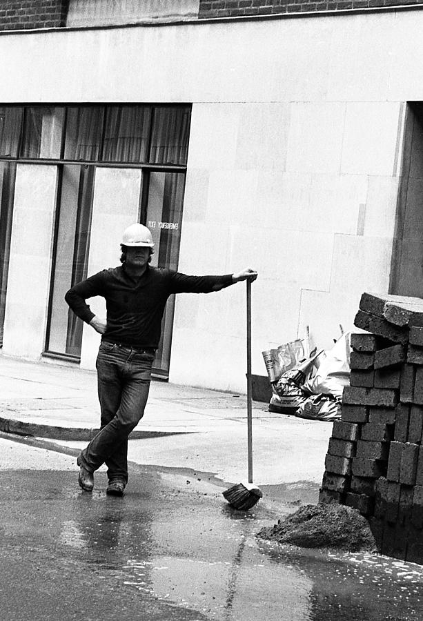 Construction Worker Photograph by Nancy Clendaniel