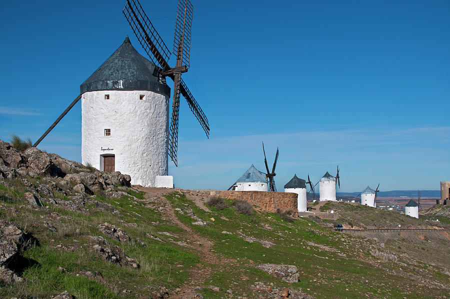 Consuegra Windmills - Spain Photograph by Denise Strahm