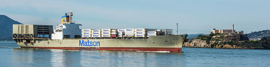 Container Ship Photograph by Paul Freidlund