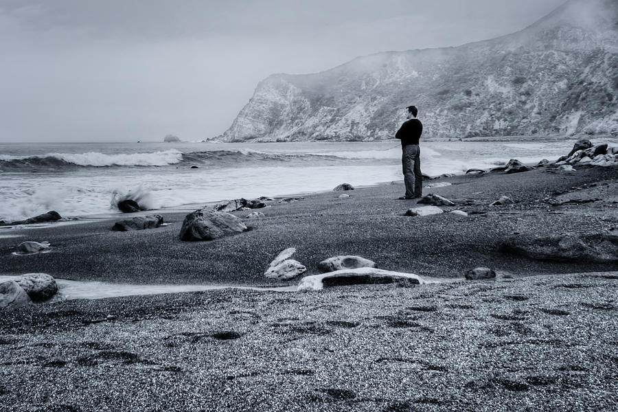 Contemplation - Beach - California Photograph by Nikolyn McDonald