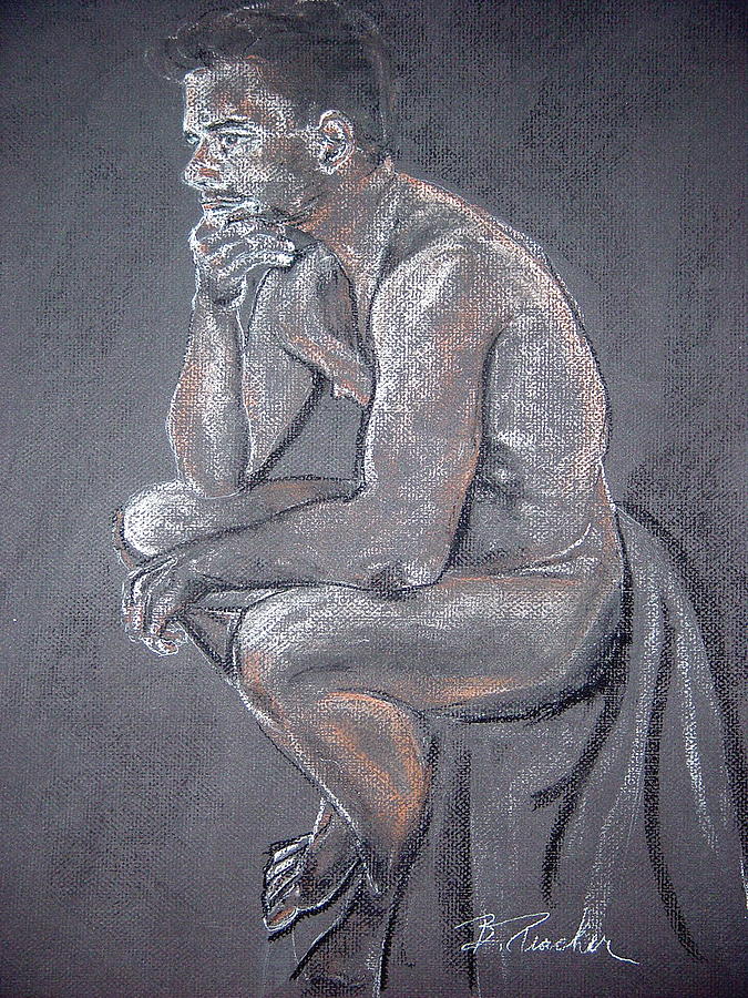 Contemplation Drawing by Bonnie Peacher