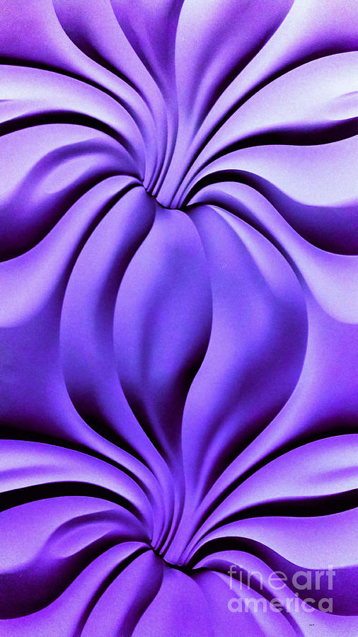 Contemplation in Purple Photograph by Roberta Byram