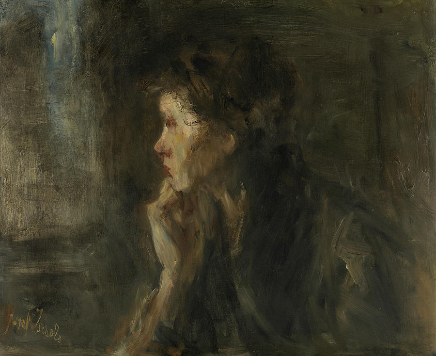 Contemplation Painting by Jozef Israels