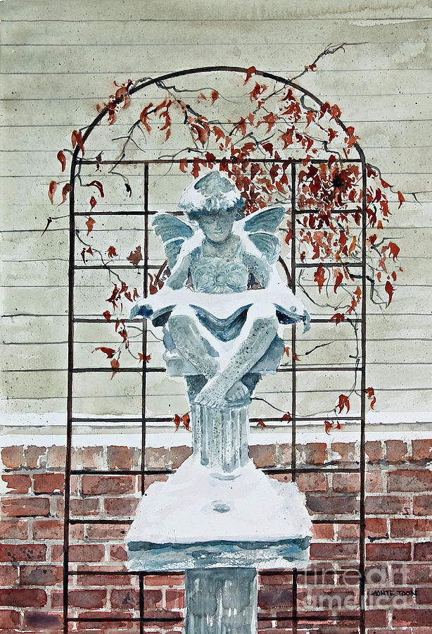 Contemplation Of Winter Painting by Monte Toon