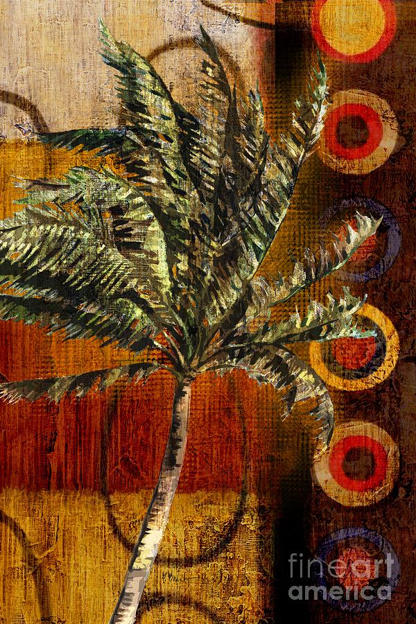 Tree Painting - Contemporary Palm I - Vertical by Paul Brent