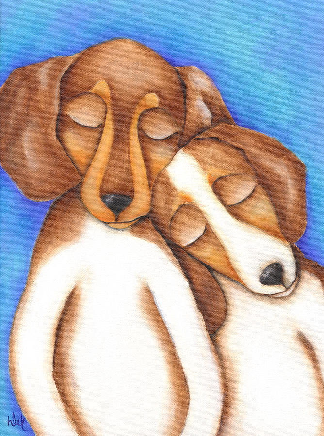 Contentment Painting by Deb Harvey