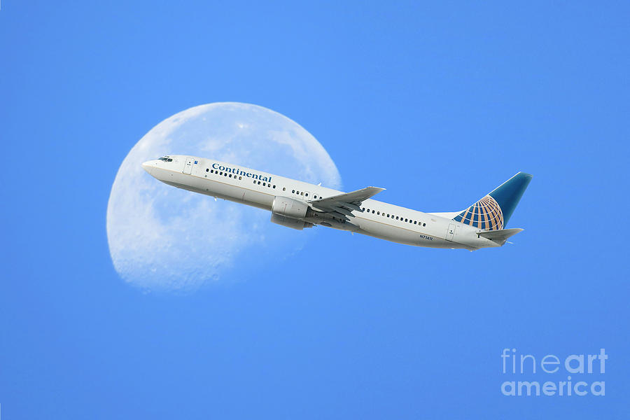 Continental Airlines Boeing 737-800 Photograph by Airpower Art
