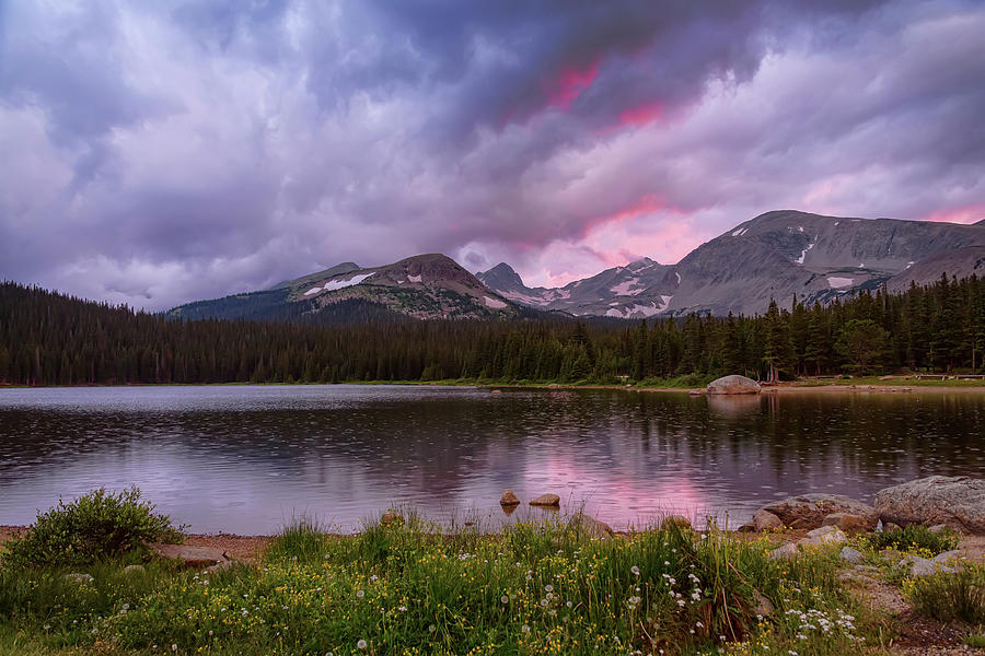 Continental Divide Stormy Rainy Sunset Sky Photograph by James BO Insogna