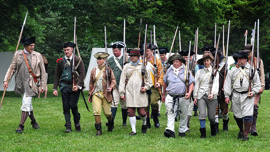Continental Troops On the March Photograph by Dave Mills