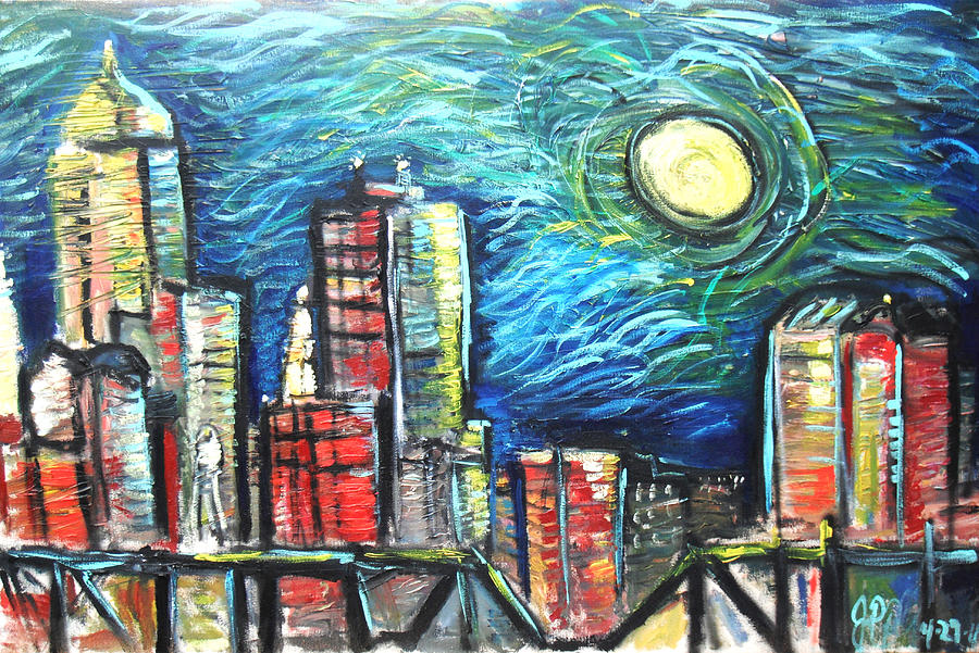 Vincent Van Gogh Painting - Continuation  by Jon Baldwin  Art