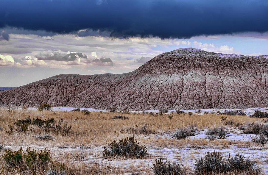 Contrasts - Toadstool Geologic Park Photograph by Nikolyn McDonald