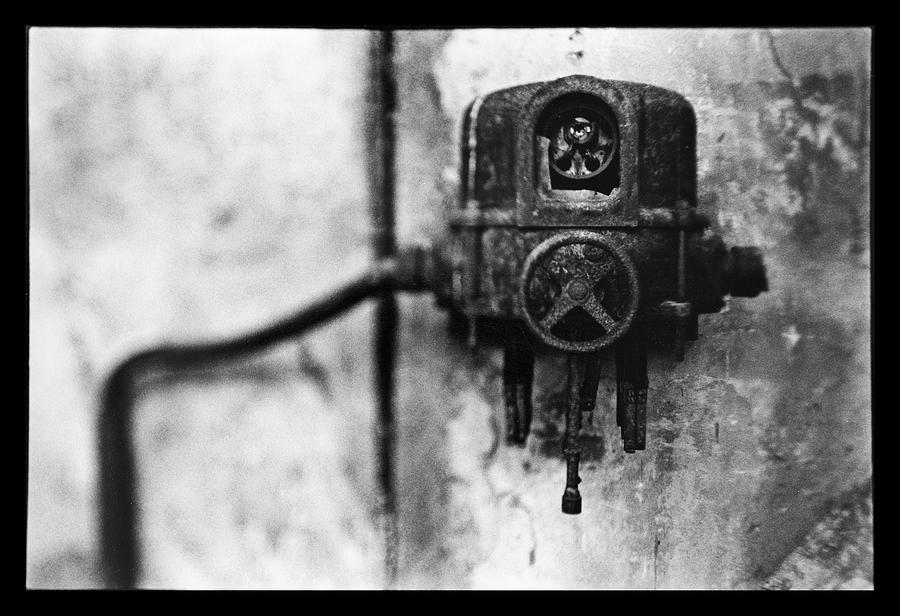 Control switch in old abandoned mine Photograph by Dirk Ercken