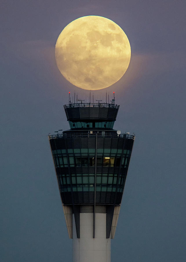 Control Tower Halo Photograph by Norberto Nunes