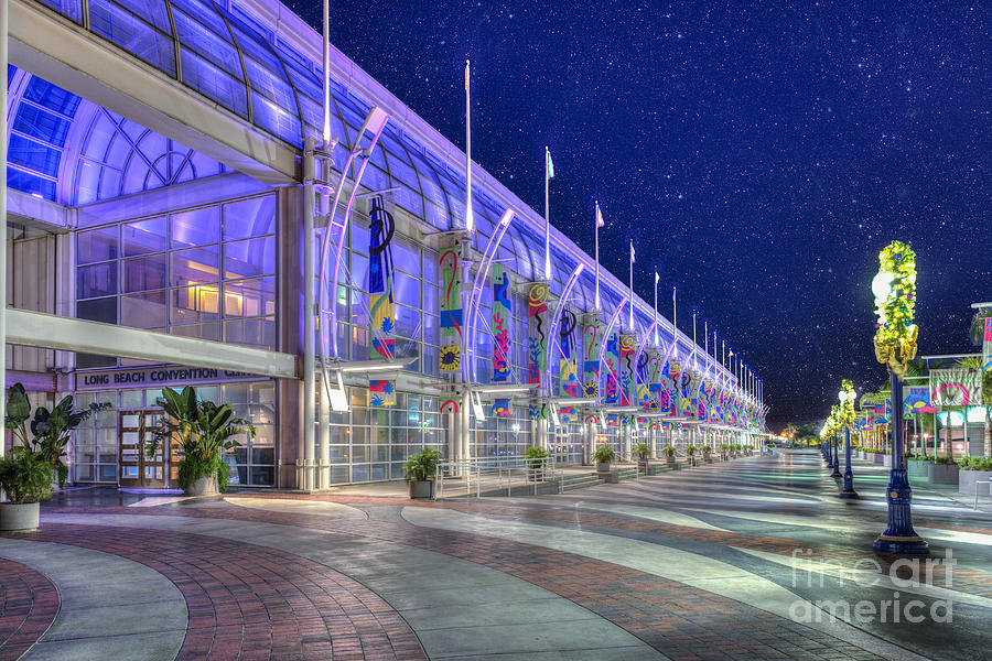 Convention Center Night Lights 2 Photograph by David Zanzinger