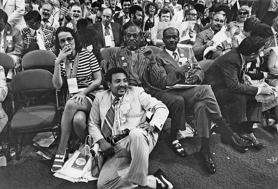 Convention floor Democratic National Convention Miami Beach Florida 1972 Photograph by David Lee Guss