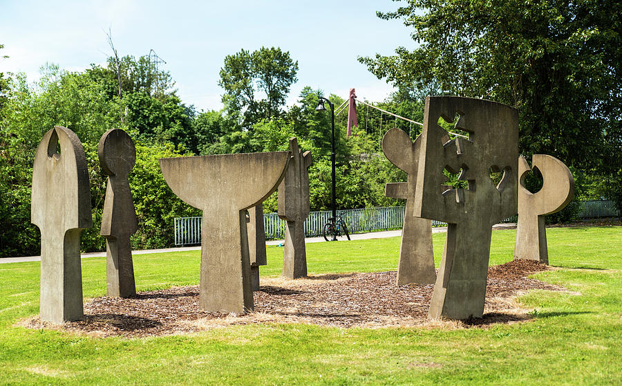 Conversation in the Park Photograph by Tom Cochran