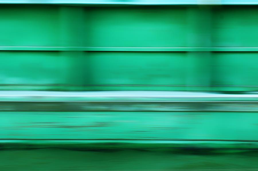 Conveyance - River Barge - Abstract Photograph by Nikolyn McDonald