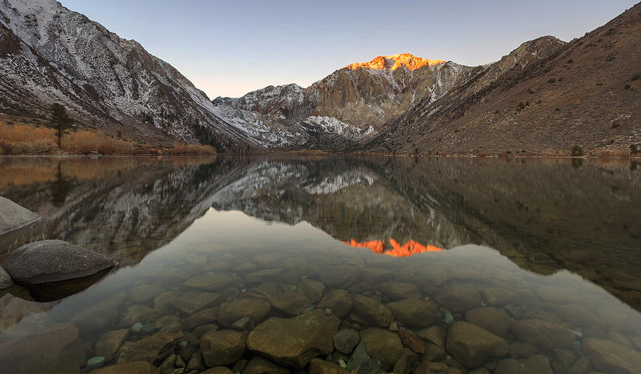 Fall Photograph - Convict Lake Reflection by Wasatch Light