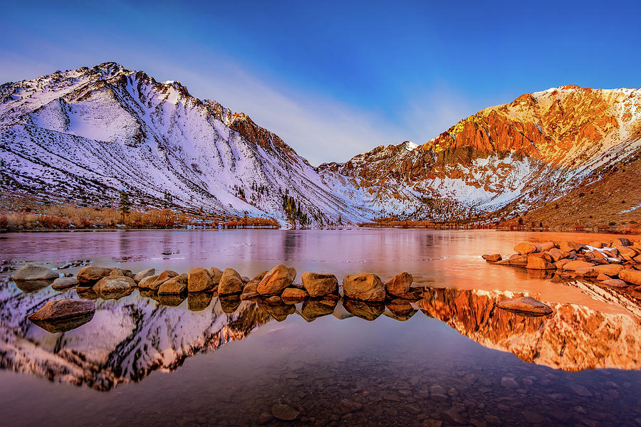 Convict Lake Sunrise Photograph by Vince Capul | Fine Art America