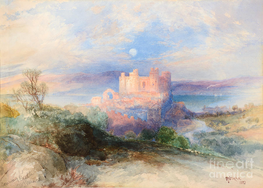 Kingdom Painting - Conway Castle by MotionAge Designs