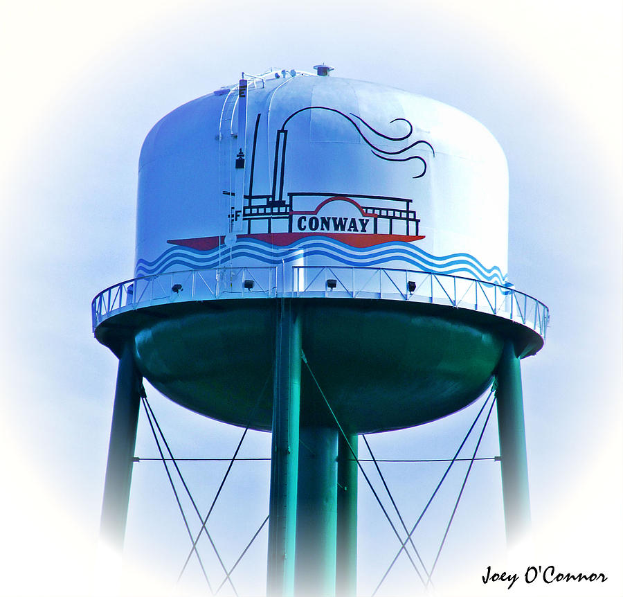 Conway Water Tower Top Photograph by Joey OConnor Photography