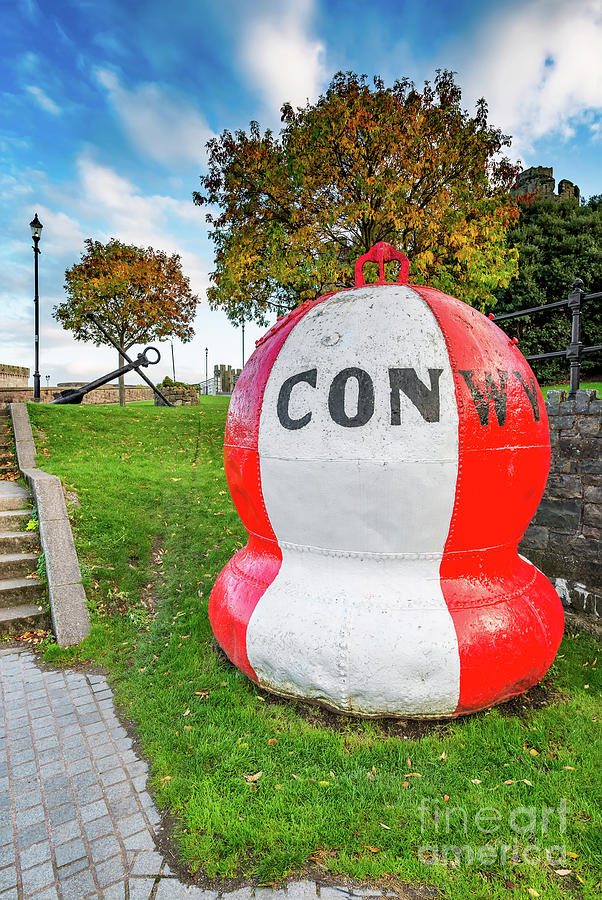 Conwy Buoy Autumn Photograph by Adrian Evans