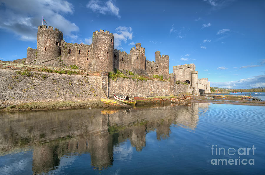 Architecture Photograph - Conwy Castle by Adrian Evans