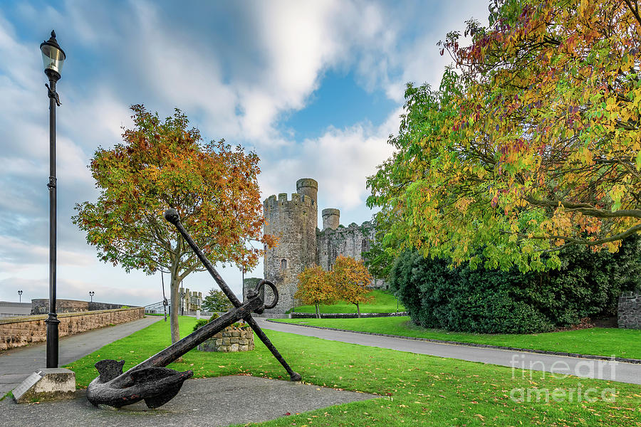 Conwy Castle Autumn Photograph by Adrian Evans