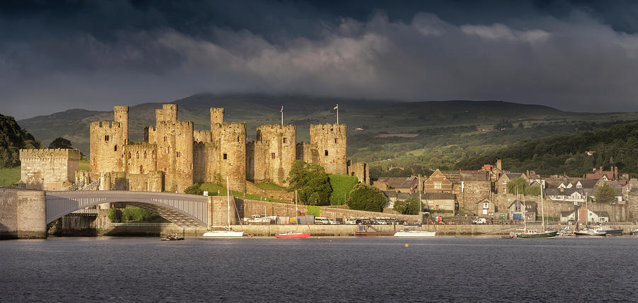 Castle Photograph - Conwy Castle by Steve Caldwell
