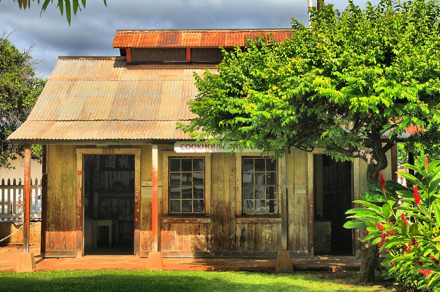 Landmark Photograph - Cookhouse Theater Lahaina by DJ Florek