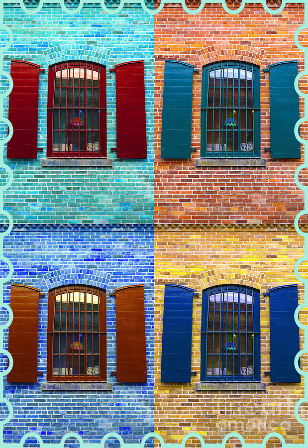 Cookie Cutter Windows Photograph by Nina Silver