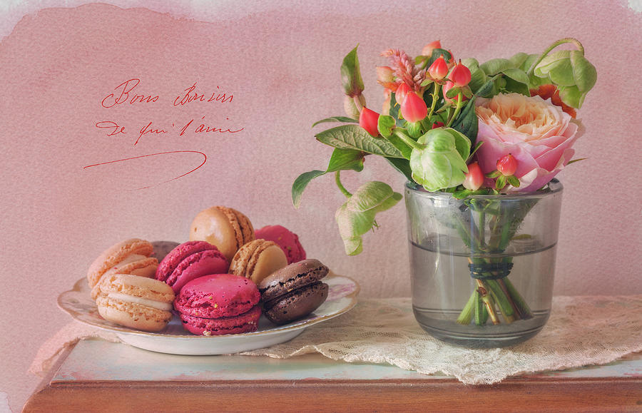 Cookies and Flowers Photograph by June Marie Sobrito