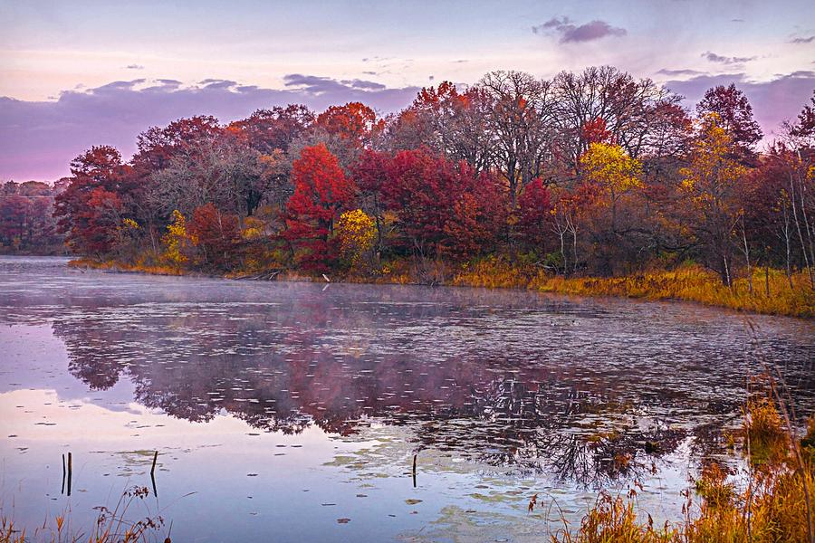 Cool Autumn Morning Photograph by Doug Wallick