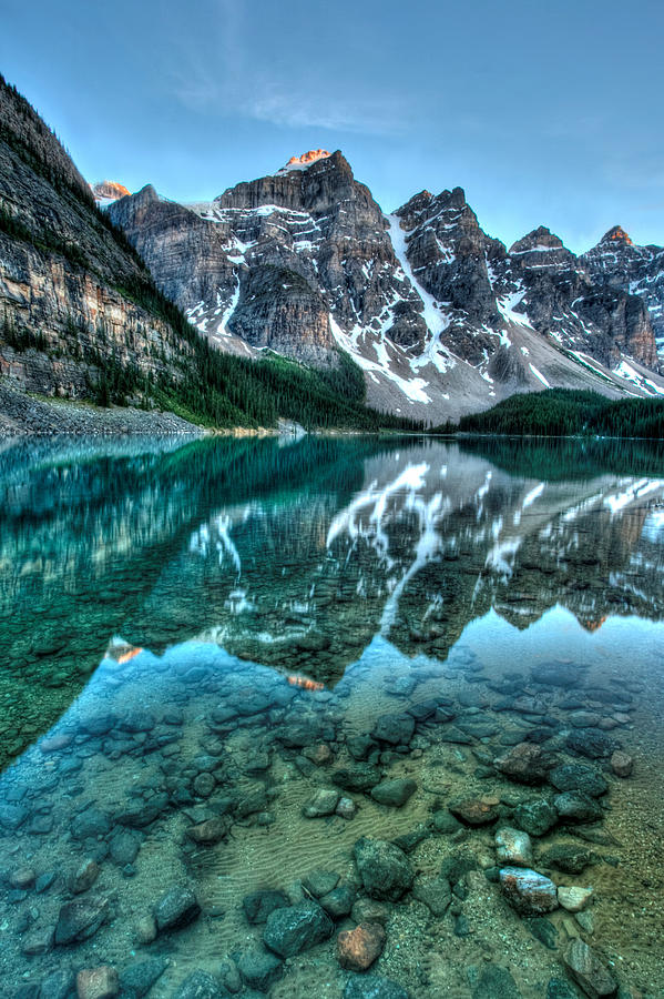 Cool Calm Moraine Photograph by David Andersen
