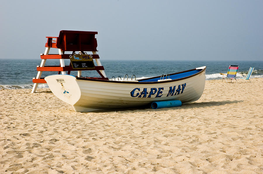 Cool Cape May Beach Photograph by Louis Dallara