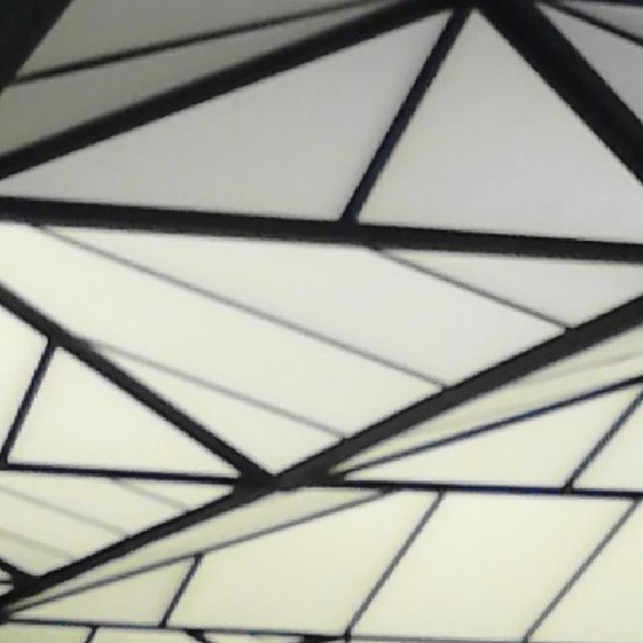 Cool Photograph - Geometric Ceiling by Lydia Davis