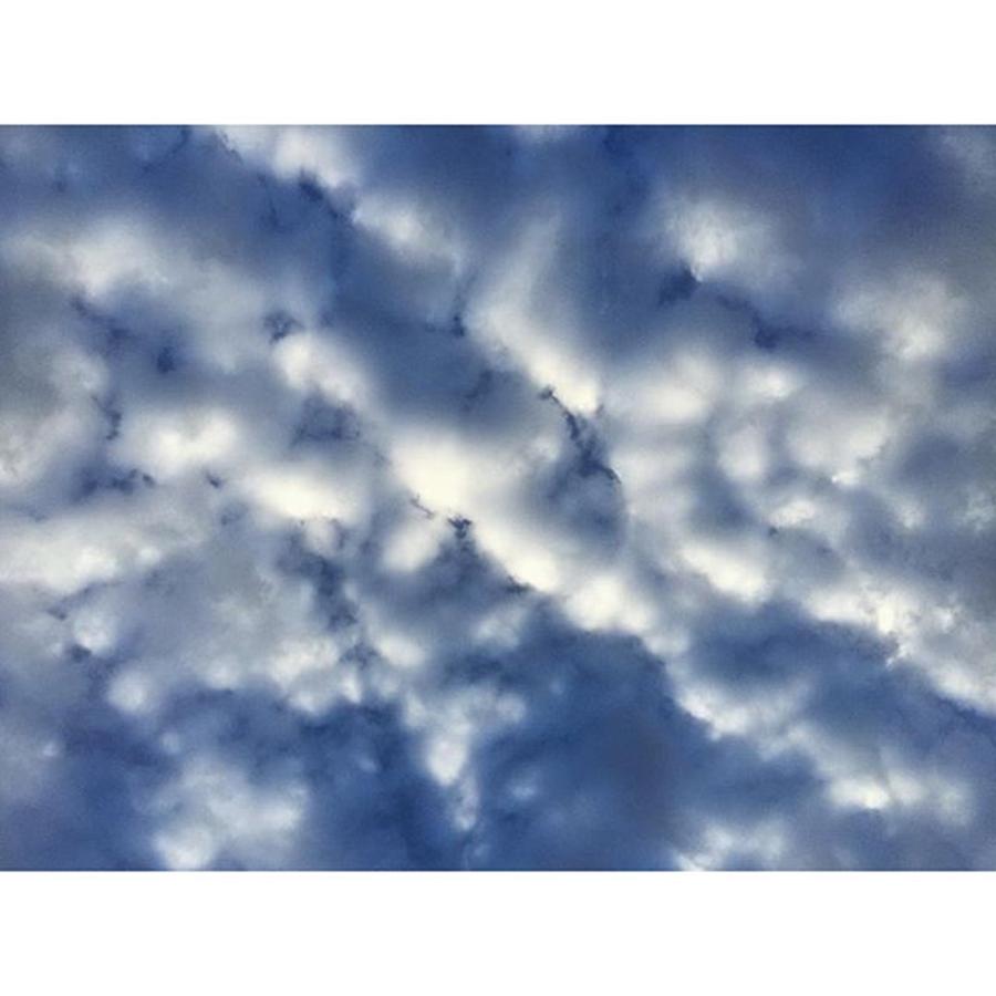 Nature Photograph - Cool Clouds #cloudlover #lookingup by Joan McCool