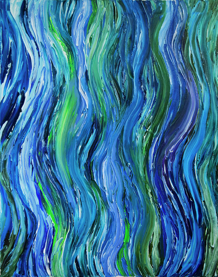 Cool Currents Painting by Tommy Midyette