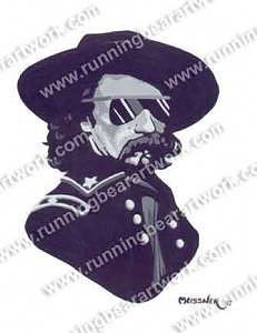 George Armstrong Custer Painting - Cool Custer by Michael Meissner George Armstrong Custer Painting - Cool Custer by Michael Meissner