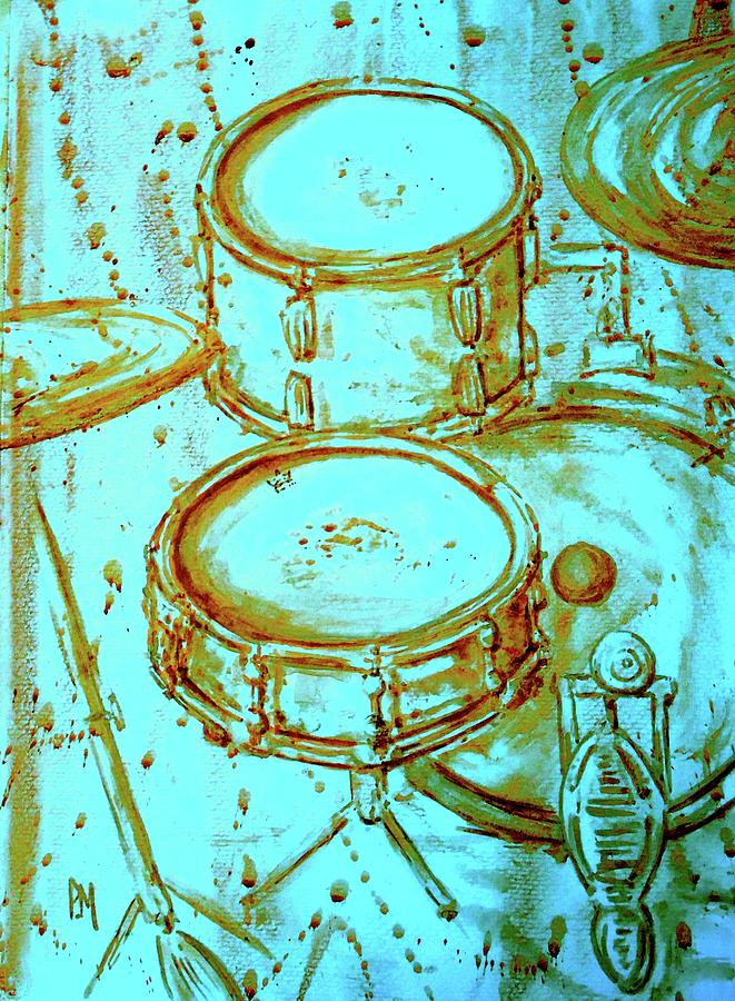 Blue Drums Digital Art - Cool Drums by Pete Maier