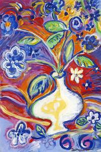 Cool Painting - Cool Flowers by Debra LaBar Cool Painting - Cool Flowers by Debra LaBar