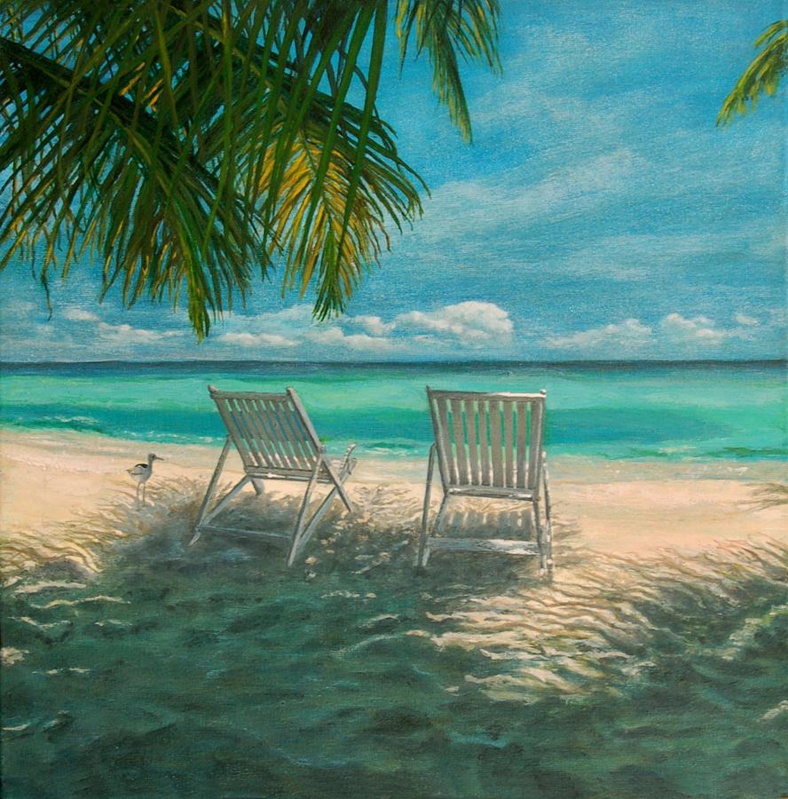 Cool In The Shade Painting by Hugh Castagnari - Fine Art America